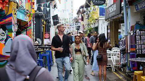 Haji Lane is a kaleidoscope of culinary delights, quirky boutiques, and vibrant street art